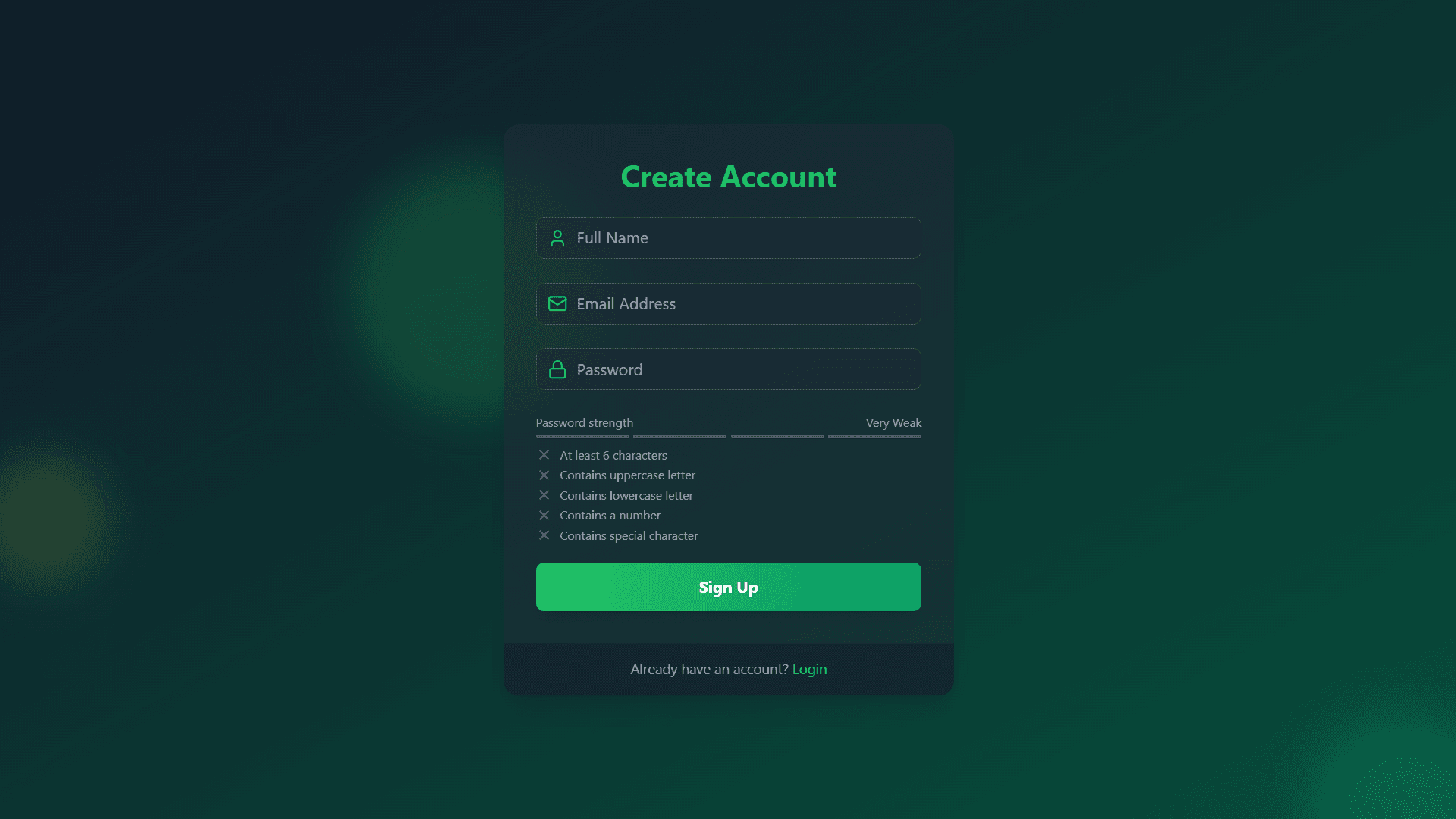 User Authentication